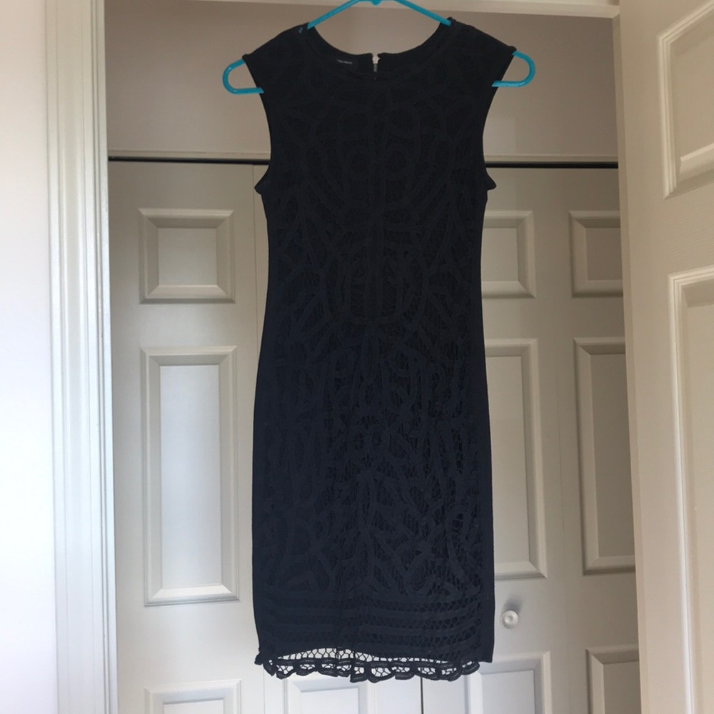 Black cocktail dress
